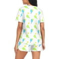 thumbnail image 2 of joogoo Women's Pajama Set Pickle Balls Short Sleepwear Loungewear with Pockets XL, 2 of 7