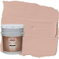 Glidden Fundamentals Exterior Paint Sandpaper / Orange, Flat, 5 Gallon