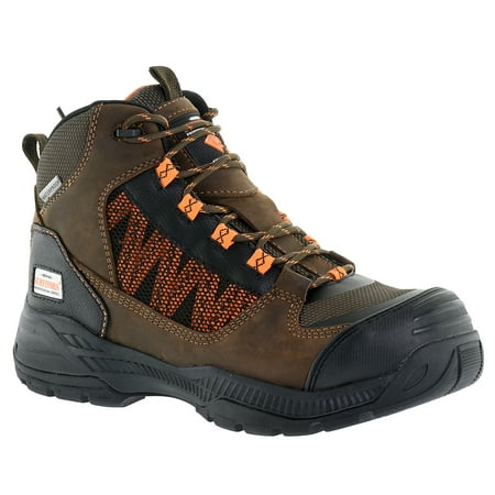 Herman Survivor Professional Series Men's Scraper 6 Inch Work Boot, ASTM Rated Composite Toe, Slip Resistant, Brown and