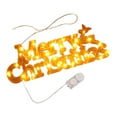 thumbnail image 3 of Hanging Sign,Christmas Sign Rustic Hanging Plaque Home Decor,Christmas Lighted Plaque Signs for Wall Decor,Xmas Tree Holiday with Rope LED Lights Decoration,Merry Christmas Sign Lighted yellow, 3 of 8