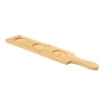 thumbnail image 1 of Paleta para degustación de cerveza, soporte para servir con portavasos de vidrio en pubs y cervecerías, base antideslizante., 1 of 9