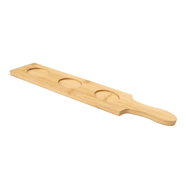 Paleta para degustación de cerveza, soporte para servir con portavasos de vidrio en pubs y cervecerías, base antideslizante.