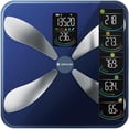 thumbnail image 1 of Báscula inteligente con IMC, grasa corporal, masa muscular, Lepulse, báscula de electrodos en forma de X actualizada para peso corporal y porcentaje de grasa, báscula de composición corporal de 13" co, 1 of 5