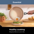 thumbnail image 4 of Ninja - Juego de ollas y sartenes antiadherentes, juego de utensilios de cocina de cerámica de larga duración | 10 piezas antiadherentes, sin PFOA, apto para horno a 350 °F | Compatible con inducción, 4 of 5