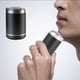 thumbnail image 1 of Cortapelos negro mini delicado, cortapelos recargable portátil para hombres, se puede colocar en cualquier lugar con la mano disponible, 1 of 6