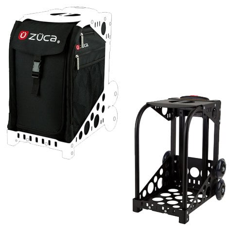 Set de Equipaje con Ruedas ZUCA Sport Marco Negro Bolsa Obsidiana