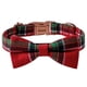 thumbnail image 1 of Collar para perro con pajarita y collar para perros pequeños, medianos y grandes con hebilla de metal de seguridad ajustable Zhivalor CPB-SSW536-3, 1 of 5