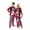 Christmas 01, variant on Onlypjs Family Matching Christmas Pajamas – Santa Print Top & Red Plaid Pants Holiday Sleepwear for Women, Men