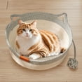 thumbnail image 5 of Handwoven Natural Rattan Pet Bed Breathable Durable Rope Weaving Design Comfortable Sleeping Space For Cats And Dogs, 5 of 5