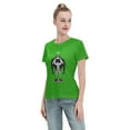 thumbnail image 4 of T-Shirt Basique à Manches Courtes pour Femmes, une Pièce, Grand Ours, 4 of 6