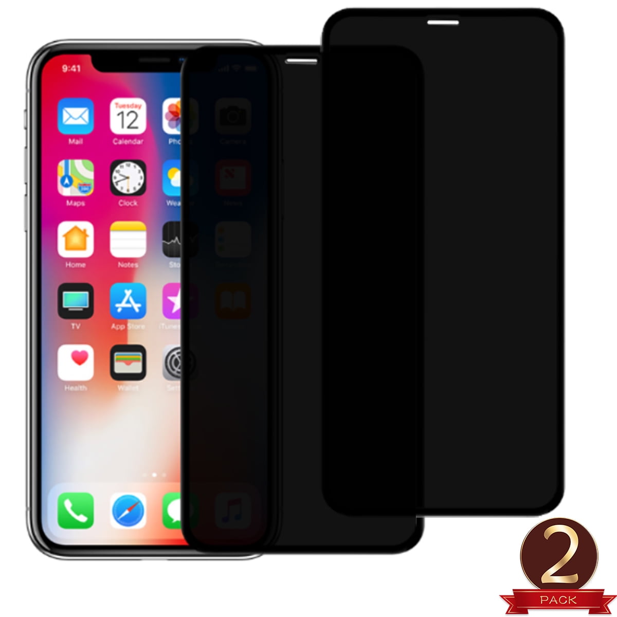 6.7 Inch Anti-Spy protection with Easy Install Kit 2-Pack Case Friendly Power Theory Privacy Screen Protector for iPhone 13 Pro Max Tempered Glass 