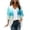 M, variant on Idoravan Womens Summer Cardigan Short Sleeve Women's Cardigan Casual Leaf Print Overcoat Spring Summer Flower Printed Top