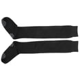 thumbnail image 3 of Calcetines de yoga para mujer Medias altas hasta el muslo cálidas antideslizantes para fitness Deportes de baile latino Negro, 3 of 14