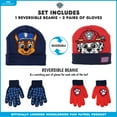 thumbnail image 5 of Nickelodeon Boys Paw Patrol Winter Hat, 2 Pair Gloves or Mittens (Toddler/Little Boys), 5 of 5