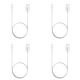 thumbnail image 1 of Cable de carga Cable de carga USB para reloj de pulsera de 100 cm para Band 8 (blanco), 1 of 2