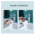 thumbnail image 5 of 1080 Degree Universal Extension Faucet Washbasin Tap Splash Aerator Splash Filter Faucet Faucet Adaptor Rotary Robot Arm Faucets, 5 of 9