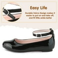 thumbnail image 5 of Berhood Girls Dress Shoes Mary Jane Flats Shoes for School Wedding Party Black Big Kid 2, 5 of 6