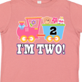 thumbnail image 4 of Inktastic 2nd Birthday Cute Pink Train Girls Toddler T-Shirt, 4 of 5