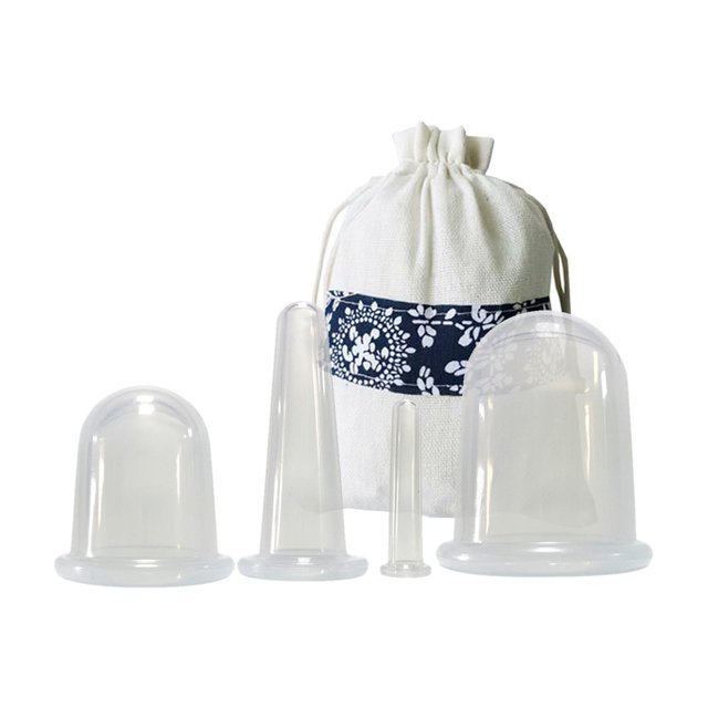 1 juego de ventosas portátiles para salón de belleza, kit de mensajes para piernas y pecho con bolsa de almacenamiento Claro Zulema Masaje de ventosas