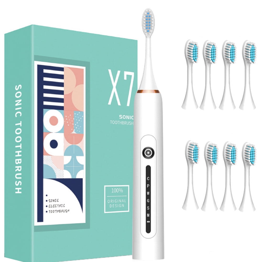 BerZalah Electric Toothbrush，Sonic Toothbrushes Set with 8 Brush Heads