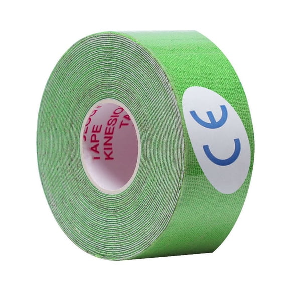 Vendaje muscular elástico deportivo Naiovety 2.5 cm x 5 m verde