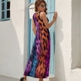 thumbnail image 6 of Leopard Print Pattern Art Sleeveless Dress Women's Summer Suit Dresses for Women 2025 Luxury Party Dress, 6 of 6