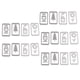 thumbnail image 1 of Marcapáginas  de papel de dibujos animados bonitos de 20 piezas para papelería de oficina y cuaderno Sharpla Clips de papel de oficina, 1 of 8