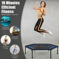 thumbnail image 3 of Goplus 50'' Hexagonal Fitness Trampoline Exercise Rebounder W/Pad for Adults Kids, 3 of 11