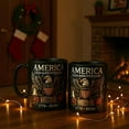 thumbnail image 5 of USA 250th Anniversary Mugs, 11oz/325ml Military Theme Eagle Design Ceramic Commemorative Coffee Mug, Patriotic Large Capacity Heat-Resistant Coffee Cup for Dad,Men,Graduation,Retirement Gifts, 5 of 9