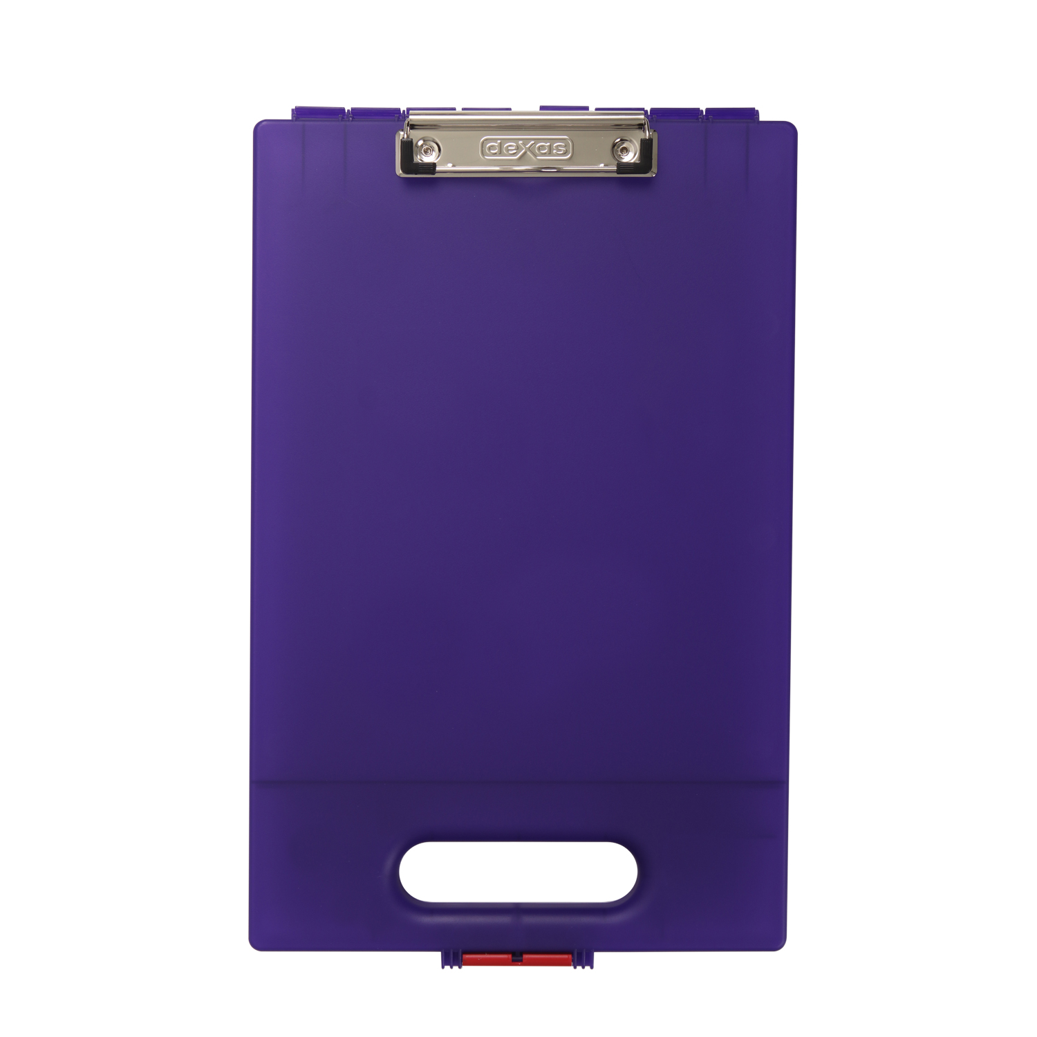 Dexas Clipcase Storage Clipboard with Handle, Set of Two, Purple