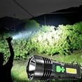 thumbnail image 4 of Clearance!Solar Flashlight with Side Lights-High-Power 1000LM Bright LED,Long-Range Portable Rechargeable Flashlight for Outdoor,Household,and Patrol Use, 4 of 9