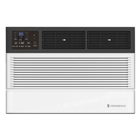 Friedrich - Chill Premier 8,000 BTU 350 Sq Ft Smart Window Air Conditioner with Heater with Remote Wi-Fi Enabled - White