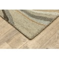 thumbnail image 2 of Oriental Weavers Anastasia Area Rug 68007 Contemporary Beige Banded Rows 3' 6" x 5' 6" Rectangle, 2 of 2