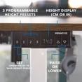 thumbnail image 6 of Large Electric Height Adjustable Corner Standing Desk, 6 of 10