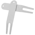 thumbnail image 4 of KAKOWELY 2 Pcs Fourchettes de Golf en Acier Inoxydable Outils de Réparation de Pelouse de Golf Extérieur Fourchettes de Golf, 2.95"X0.63"X0.04 Pouces, 4 of 4