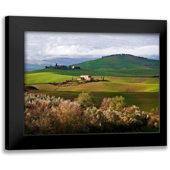 Ratsenskiy, Vadim 14x12 Black Modern Framed Museum Art Print Titled - Tuscan Countryside