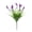 Hot Pink, variant on 1Pc 14.5" Artificial White Lavender Flowers, Plastic Greenery Monkey Grass Bush for Cemetery Grave Decor