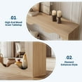 thumbnail image 3 of CABIHOME Table Étroite pour Sofa, Table Console 63 Pouces avec Rangement, Longue Table derrière le Canapé, pour Salon, Chambre, Entrée, Couloir, 3 of 7