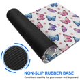 thumbnail image 6 of 31.5x11.8 Inch Gaming Mouse Pad, Non-Slip Stitched Rubber Desk Mat for Desktop & Laptop,Butterfly Floral Dot White Pattern, 6 of 6