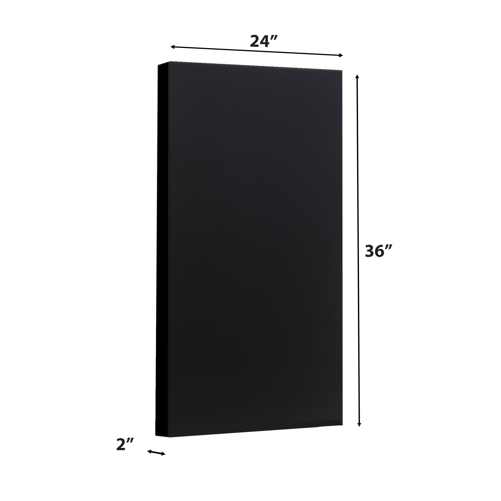 ATS Acoustics Hardened Edge Fire Rated Professional Studio Quality Acoustic Panel 24x36x2