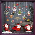 thumbnail image 1 of Ventanas De Navidad Copos De Nieve A Prueba De Agua Santa Muñeco De Nieve Pegatinas Estáticas De Pvc Decoración Navideña Para Espejos Azulejos Y Refrigeradores matsuzay HA043968-04, 1 of 6