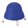 thumbnail image 1 of Pemberly Row Chaise-Ballon à Profil Bas Rembourrée en Vinyle, Bleu, 1 of 3