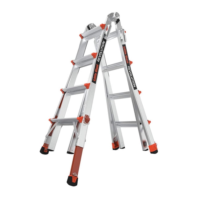 Little Giant Ladder Systems 12017-801 Revolution M17 Escalera con trinquetes niveladores Little Giant NA