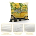 thumbnail image 4 of COMIO  Lemon Pillow Covers Summer Farmhouse Throw Pillow Case Watercolor Cushion Case Buffalo Plaids Truck Hello Sunshine Decorative Pillow Case Lemon Cover for Home Sofa Couch, 4 of 5