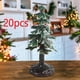 thumbnail image 4 of Árbol de pino de escarcha de nieve artificial Yuyangstore 20 piezas 3,5 cm x 3 cm x 6,9 cm, 4 of 8