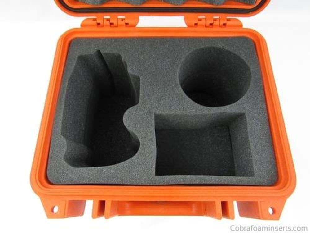 Pelican Case 1450 1451 Replacement Foam Inserts (2 Pieces) Handgun