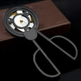 thumbnail image 3 of Stainless Steel Gold Plated Cigar Cutter Accessories 3 Sharp Blades for Smoking Luxury Cigars Scissors Pocket Gadgets (golden), 3 of 7