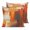 Orange, variant on 24x24 Pillow Covers Set of 2, Burnt Orange Brown Throw Pillow Covers Decorative Couch Cushion Case, Farmhouse Ombre Abstract Mottled Art Microfiber Square Pillowcases for Bedroom Car Living Room