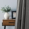 thumbnail image 2 of Ellis Curtain Portland Crushed Taffeta Rod Pocket Tailored Panel - 48x63", Grey, 2 of 3