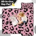 thumbnail image 4 of Pink and Black Of Leopard Print Toddler Nap Mats for Kids Preschool,Sleeping Mat Bag or Kids,Toddler Sleeping Bag,Toddler Nap Mat or Daycare, 4 of 6